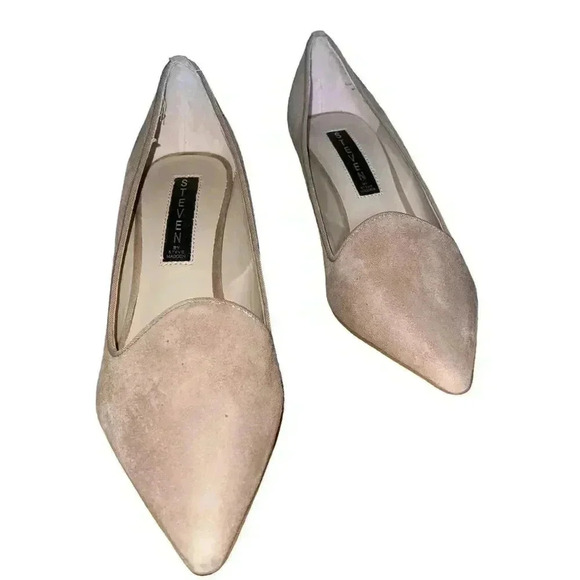 Steve Madden Pale Pink Suede Kitten Heel - Picture 8 of 8